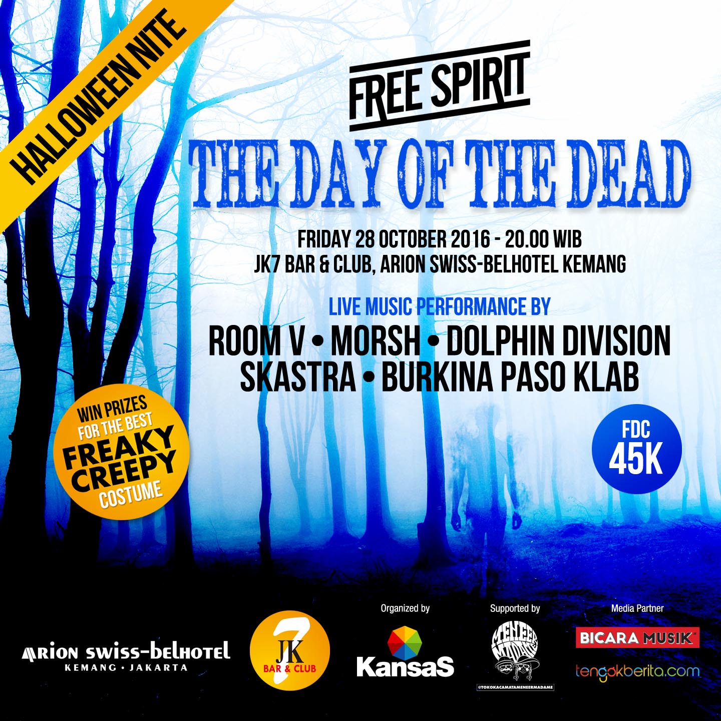 Halloween Nite di JK7 Kemang