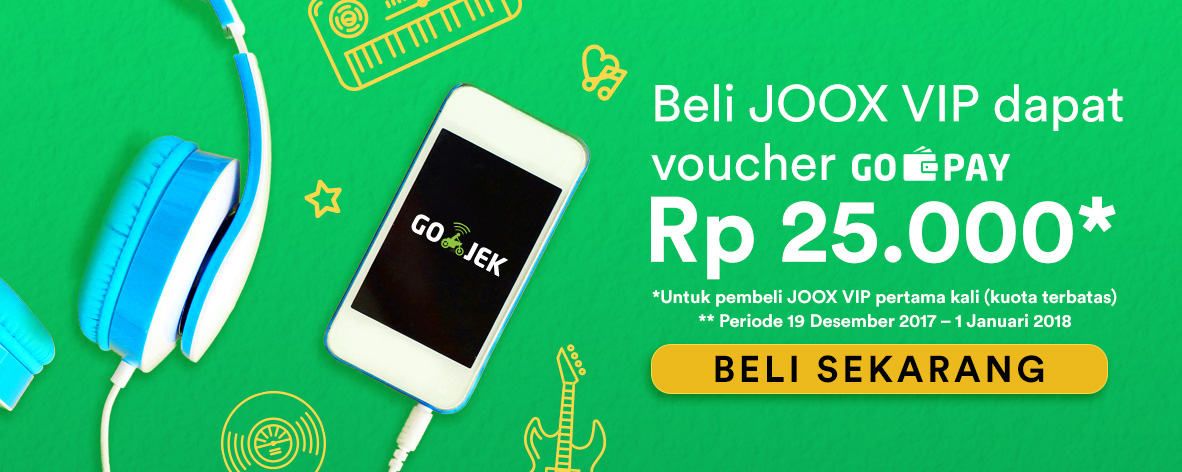 JOOX Gandeng GO-JEK Luncurkan Free Ride Free Music