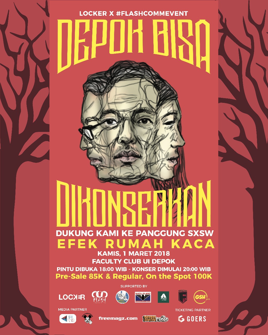 Efek Rumah Kaca Gelar "Depok Bisa Dikonserkan"